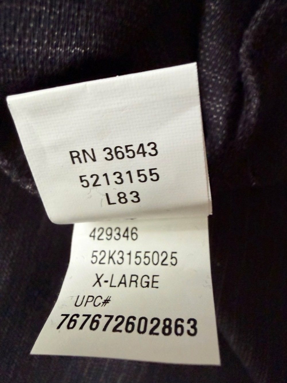 Arrow -  NWT Black Gray Striped Short-Sleeve Crew Neck Shirt Mens Size XL - Picture 5 of 5